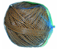 TUBETTO PLASTICA GOMITOLO IN RETE D.3 MARRONE DA 1 KG
