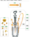 KIT SPARE PARTS PISTONS 5/7/10/14 - KIT RICAMBIO PER POMPA GARDEN 5/7/10